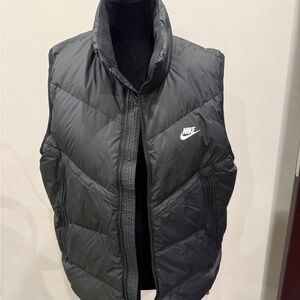 Nike Black Quilted Vest